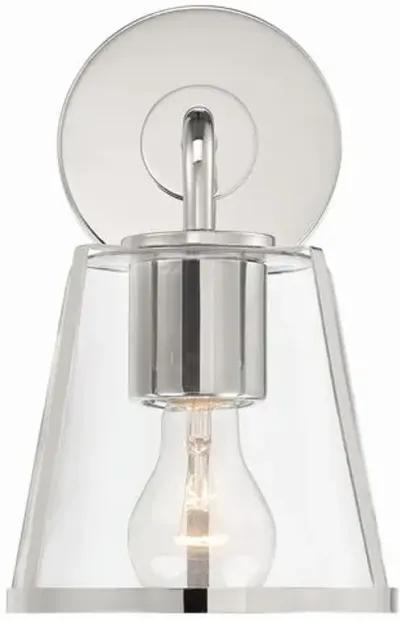 Fulton 1 Light Bathroom Vanity Wall Sconce - Crystorama - Silver