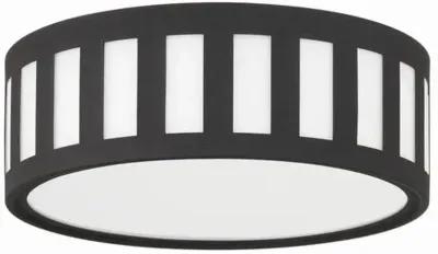 Kendal 3 Light Flush Mount - Crystorama - Black