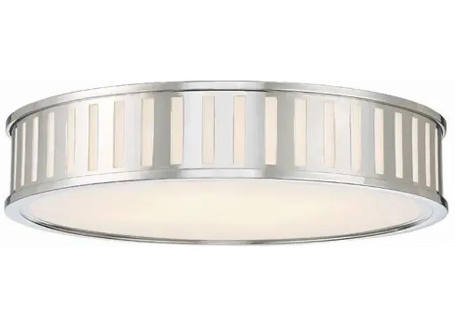 Kendal 4 Light Flush Mount - Crystorama - Silver