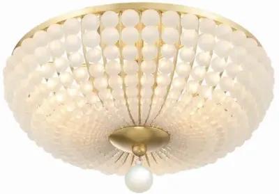 Bella Semi Flush Mount - Crystorama - Gold