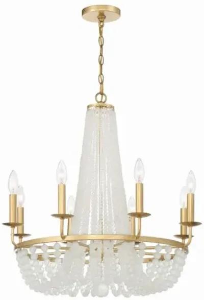 Bella 8 Light Chandelier - Crystorama - Gold