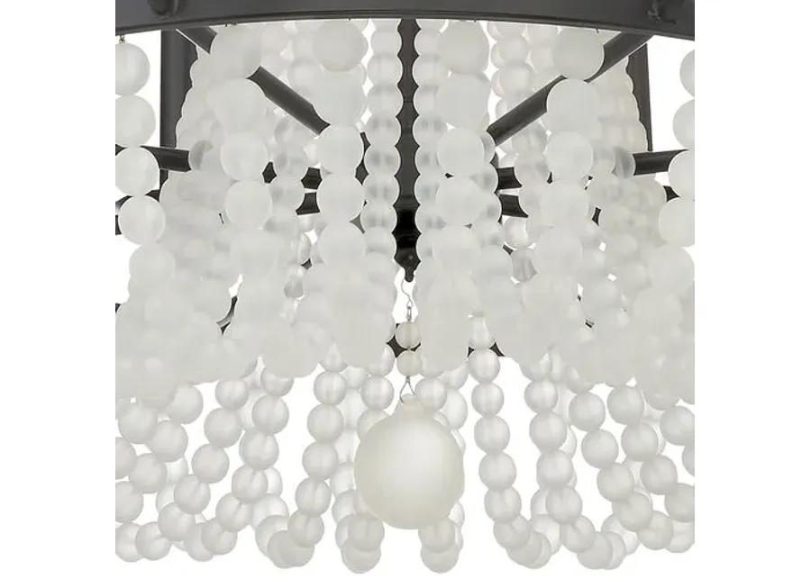 Bella 8 Light Chandelier - Crystorama - Black