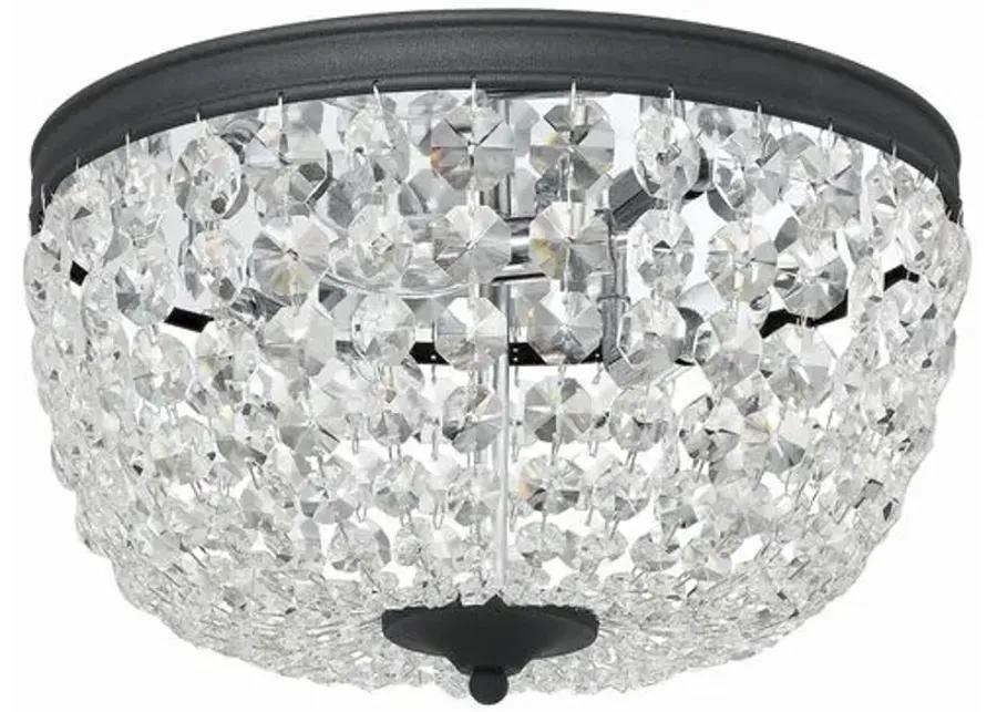 Nola Flush Mount - Crystorama - Black