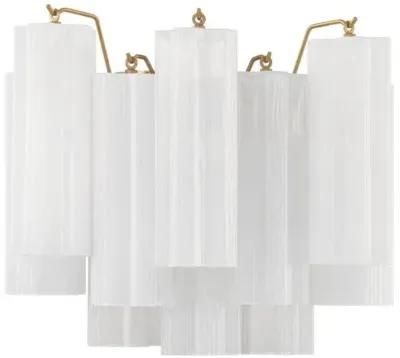 Addis 2 Light Glass Wall Sconce - Crystorama - Gold