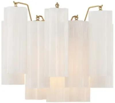 Addis 2 Light Glass Wall Sconce - Crystorama - Gold