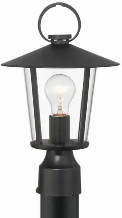 Andover 1-Light Outdoor Post Light - Matte Black - Crystorama