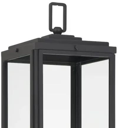 Byron 3-Light Outdoor Post Light - Matte Black - Crystorama