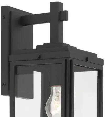 Byron 1 Light Outdoor Sconce - Crystorama - Black