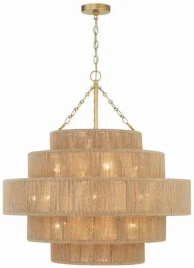 Shyla 20 Light Chandelier - Soft Gold - Crystorama