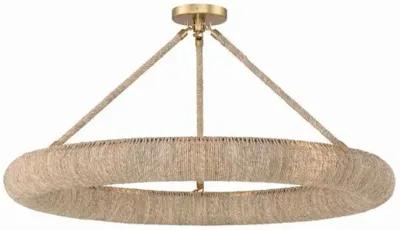 Oakley Integrated LED Semi Flush Mount - Soft Gold - Crystorama