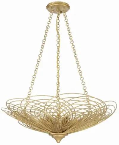 Doral 6 Light Chandelier - Crystorama - Gold