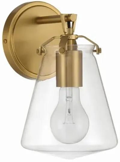 Voss 1 Light Wall Sconce - Crystorama - Gold