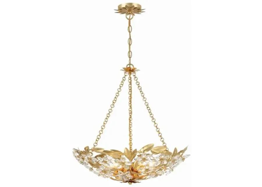 Marselle 6 Light Chandelier - Crystorama - Gold