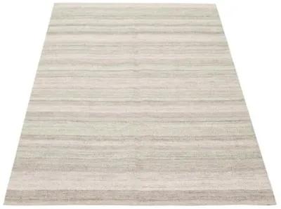 Nevada Grey Kilim - 5'1" x 8'4" - ECARPETGALLERY - Gray