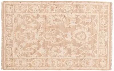 Marrakech Tan Kilim - 5'3" x 7'9" - ECARPETGALLERY - Brown