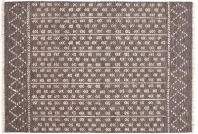 Marrakech Grey Kilim - 6'10" x 9'10" - ECARPETGALLERY - Gray