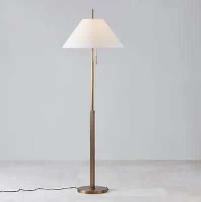 Clic Floor Lamp - Patina Brass