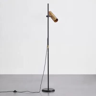 Quinn 65" Floor Lamp - PATINA BRASS