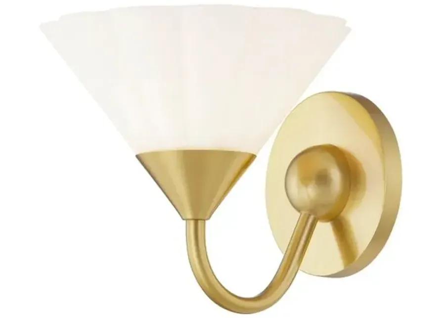 Kelsey 6.75" Wall Sconce - Home Ec. for Mitzi - Gold