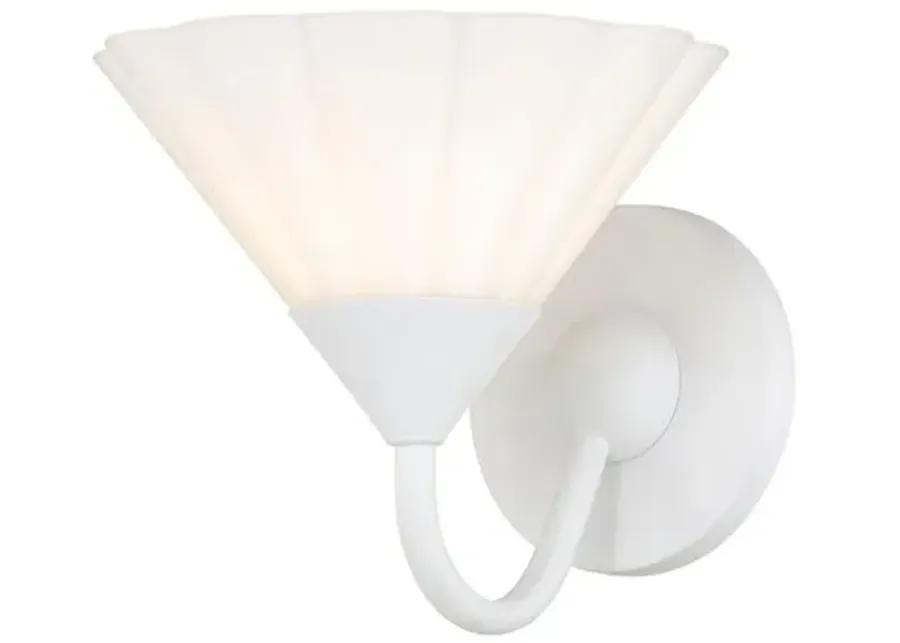 Kelsey 6.75" Wall Sconce - Home Ec. for Mitzi - White