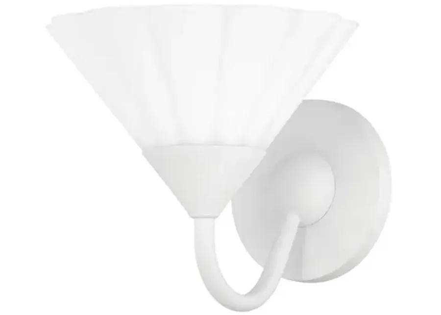 Kelsey 6.75" Wall Sconce - Home Ec. for Mitzi - White