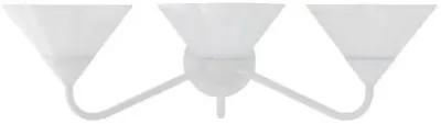 Kelsey 3-Light Glass Bathroom Vanity Wall Sconce - Home Ec. for Mitzi - White