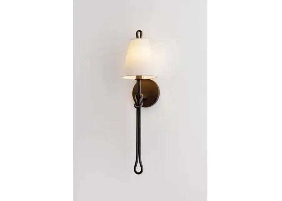 Erina 24.5" Wall Sconce - Black