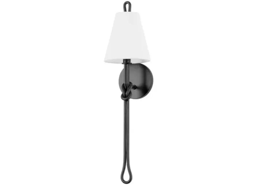 Erina 24.5" Wall Sconce - Black