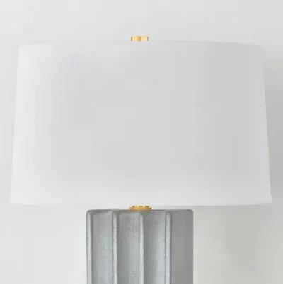 Esme Ceramic Table Lamp - Granite - Gray