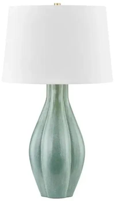 Farren Ceramic Table Lamp - Ivory