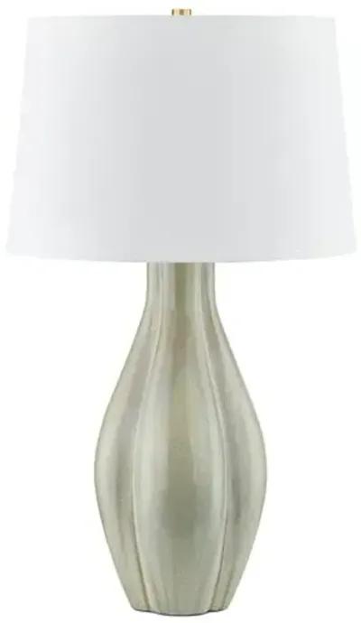 Farren Ceramic Table Lamp - Green