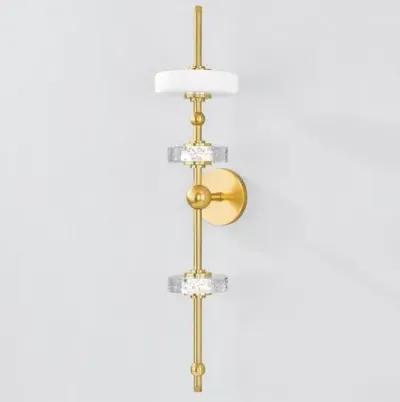 Adrian 30" Wall Sconce - Aged Brass - Gold