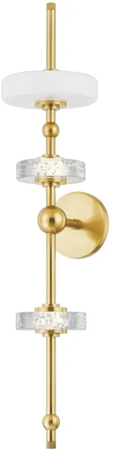 Adrian 30" Wall Sconce - Aged Brass - Gold