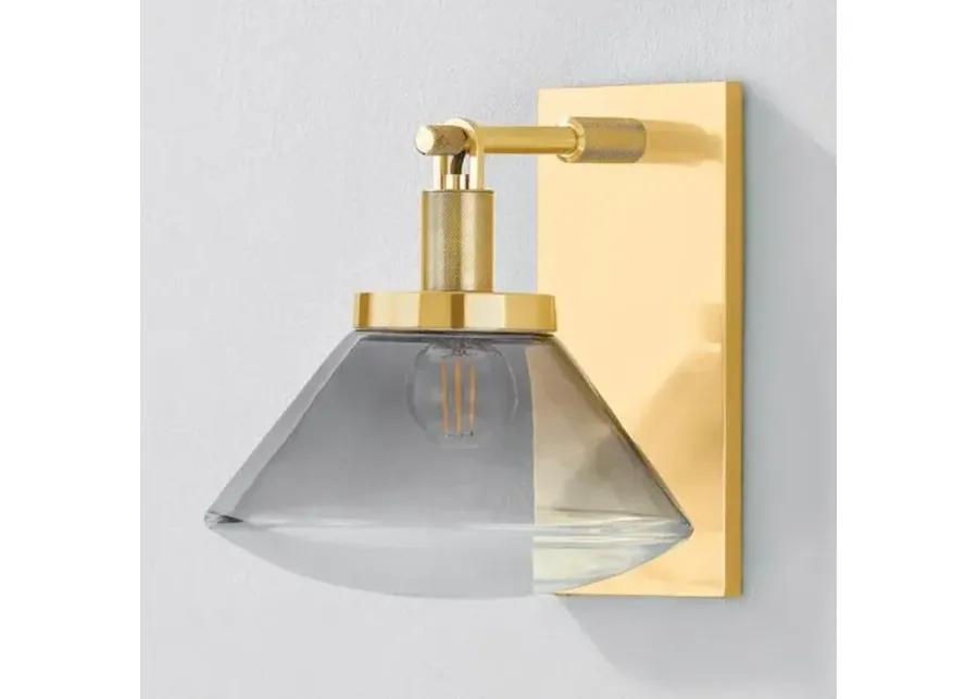 Leland Wall Sconce - Aged Brass - Gold