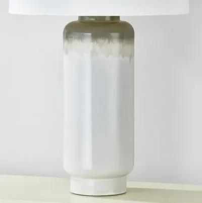 Benton Table Lamp - Aged Brass/Ceramic Meadow Ombre - Green