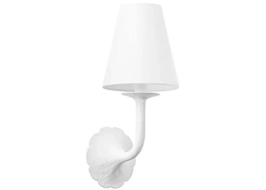 Kahlil 14.75" Wall Sconce - White