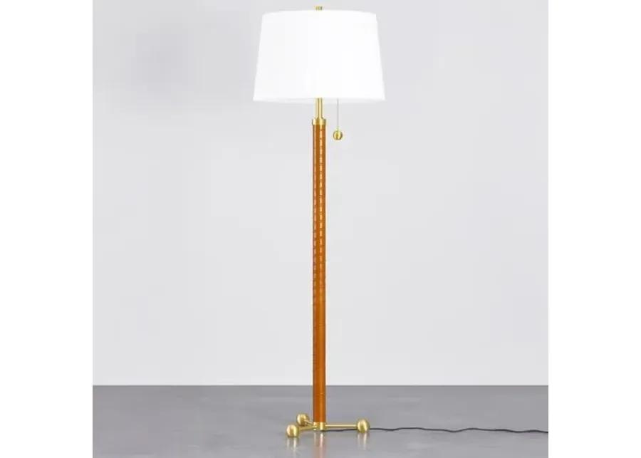 Vance Floor Lamp - Aged Brass