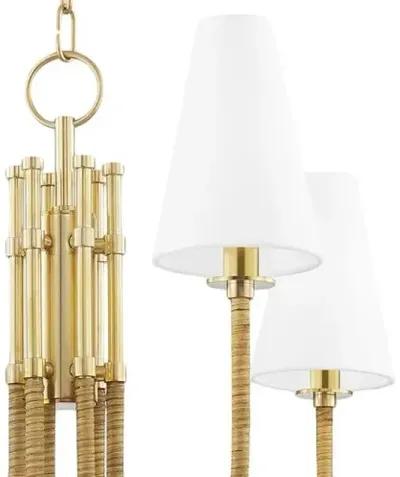 Landry Chandelier - Aged Brass - Gold