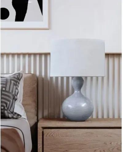 Vera Ceramic Table Lamp - Crackle Black