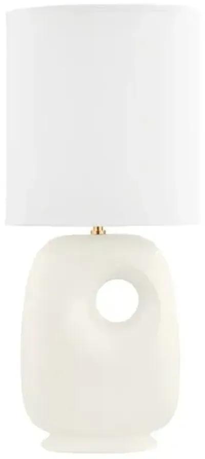 Rayne Park Table Lamp - Satin Ivory