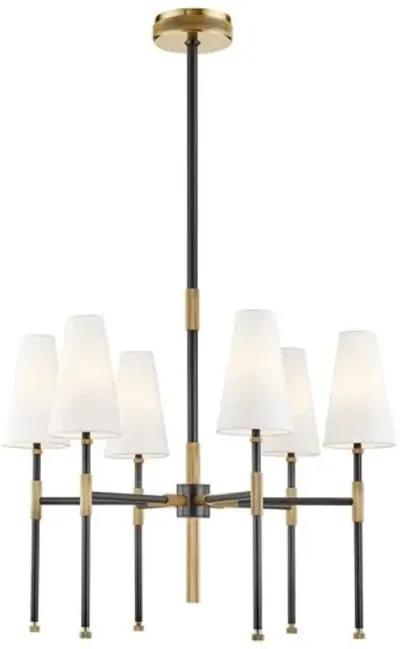 Parker 24.5" Chandelier - Aged Old Bronze - Brown