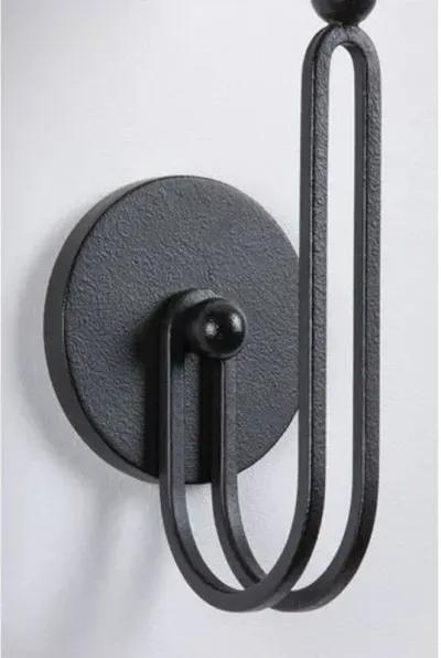 Lauren Liess - Valor 16.5" Wall Sconce - Forged Iron - Black