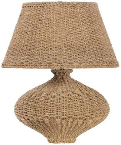 Nette Abaca Table Lamp - Natural - Brown