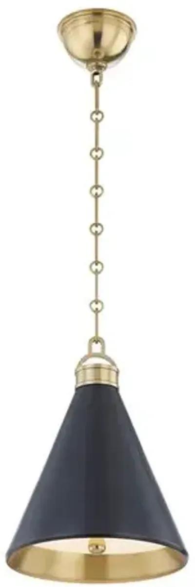 Osterley Pendant - Aged/antique Distressed Bronze - Brown