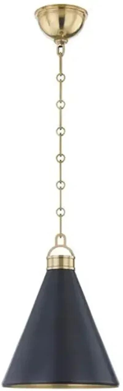 Osterley Pendant - Aged/antique Distressed Bronze - Brown