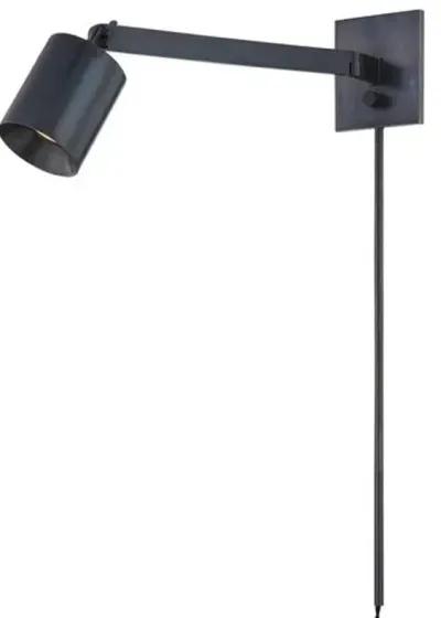 Highgrove 9.25" Plug-in Wall Sconce - Brown