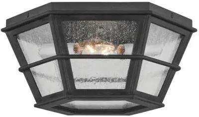 Lake County Flush Mount - French Iron - Black