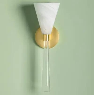 Zoie Wall Sconce - Aged Brass - Gold