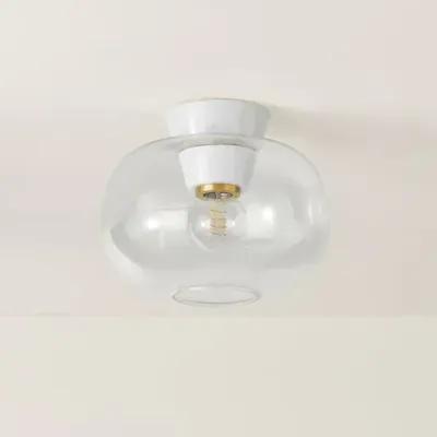 Sienna 10" Flush Mount - Aged Brass - Gold