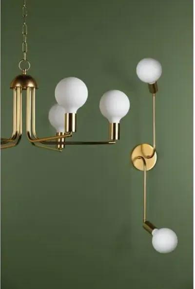 Davina 16.5" Chandelier - Aged Brass - Gold